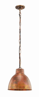 Downtown Urban One Light Mini Pendant in Burnt Copper (405|650-1CP-BC-11)