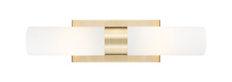 Downtown Urban Two Light Bath Vanity in Champagne Bronze (405|617-2W-CB-G617-8WH)