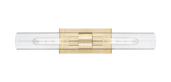 Downtown Urban Two Light Bath Vanity in Champagne Bronze (405|617-2W-CB-G617-11CL)