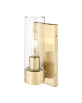 Downtown Urban One Light Wall Sconce in Champagne Bronze (405|617-1W-CB-G617-8CL)