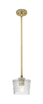 Downtown Urban One Light Pendant in Brushed Brass (405|434-1S-BB-G402)