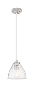 Downtown Urban One Light Pendant in Satin Nickel (405|434-1P-SN-GBD-754)