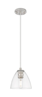 Downtown Urban One Light Pendant in Satin Nickel (405|434-1P-SN-GBD-752)