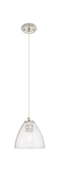 Downtown Urban One Light Pendant in Polished Nickel (405|434-1P-PN-GBD-754)