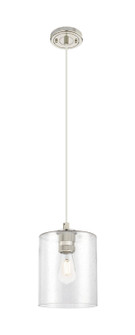 Downtown Urban One Light Pendant in Polished Nickel (405|434-1P-PN-G4424-7)