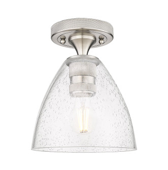 Downtown Urban One Light Semi-Flush Mount in Satin Nickel (405|434-1F-SN-GBD-754)