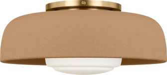 Liora One Light Flush Mount in Estate Brass (454|SCRJFM169EBSSSOEG-LI)