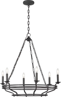 Brighton Six Light Chandelier in Italian Rust (454|SCCHCCH119ITR-LI)