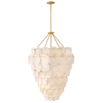 Yara LED Chandelier in Piastra Gold (13|43808PI)