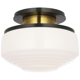 Rally LED Flush Mount in Bronze and Hand-Rubbed Antique Brass (268|TOB 4526BZ/HAB-WG)