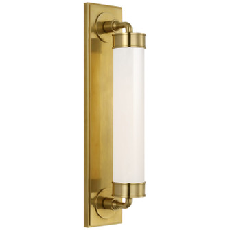 Maritime LED Bath Sconce in Hand-Rubbed Antique Brass (268|TOB 2761HAB-WG)