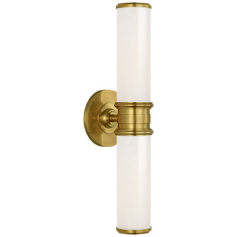 Rally LED Bath Sconce in Hand-Rubbed Antique Brass (268|TOB 2531HAB-WG)