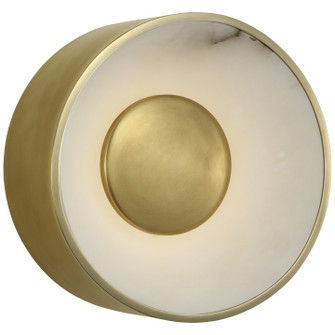 Umbra LED Wall Sconce in Antique-Burnished Brass and Alabaster (268|AMB 2050AB/ALB)