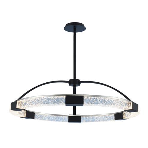 Athena LED Pendant in Matte Black W/ Polished Nickel (238|034851-051-FR001)