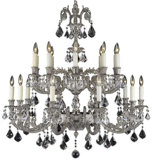 Finisterra 20 Light Chandelier in Aged Bronze satin (183|CH2009-ATK-13S-PI)