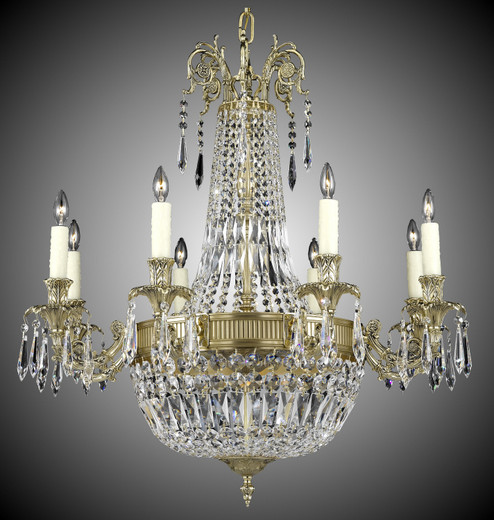 Finisterra 16 Light Chandelier in Polished Brass w/Umber Inlay (183|CH2142-P-01G-PI)