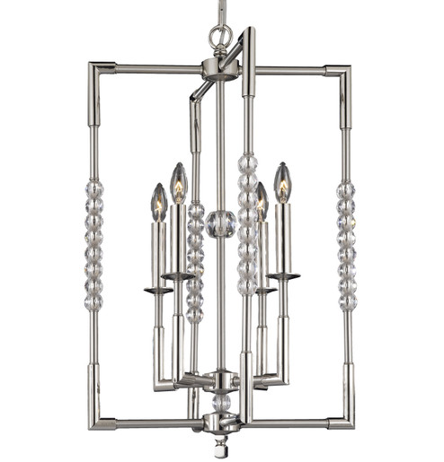 Magro Four Light Chandelier in Old Bronze w/Old Brass Accents (183|CH3502-35S-36G-ST)