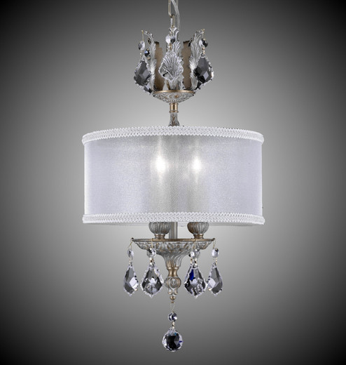 Llydia Three Light Pendant in White Nickel (183|CH6500-A-10W-ST-GL)