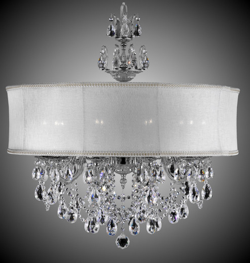 Llydia Ten Light Chandelier in Antique White Glossy (183|CH6562-ALN-04G-PI-GL)