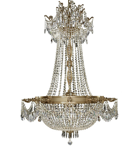 Valencia 12 Light Chandelier in Antique Black Glossy (183|CH8124-P-02G)