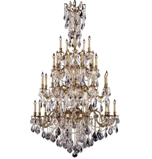 Bellagio 35 Light Chandelier in Antique Black Glossy (183|CH9827-O-02G-ST)