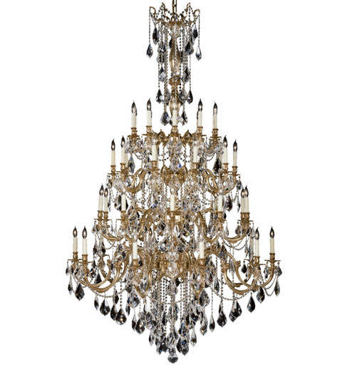Bellagio 40 Light Chandelier in Polished Brass w/Black Inlay (183|CH9828-OLN-12G-ST)
