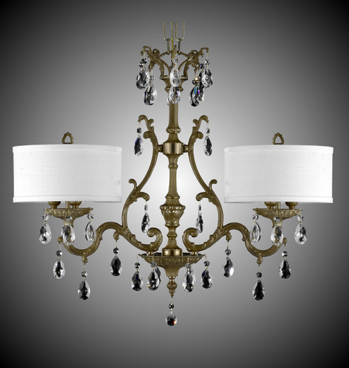 Chateau Six Light Island Pendant in Polished Brass w/Umber Inlay (183|IL9661-OLN-01G-PI-PG)