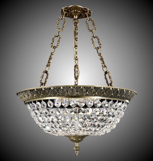 Corinthian Six Light Pendant in Empire Bronze (183|PD8219-P-23S)