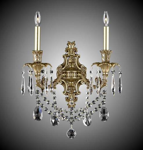 Finisterra Two Light Wall Sconce in Antique Silver (183|WS2080-O-10G-PI)