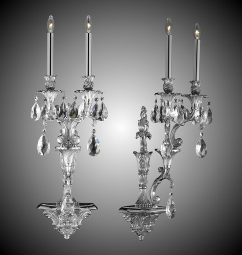 Blairsden Two Light Wall Sconce in Silver (183|WS9085-OLN-08G-ST)