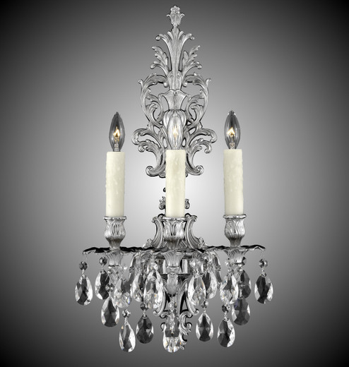 Wall Sconce Three Light Wall Sconce in Silver (183|WS9486-O-08G-PI)
