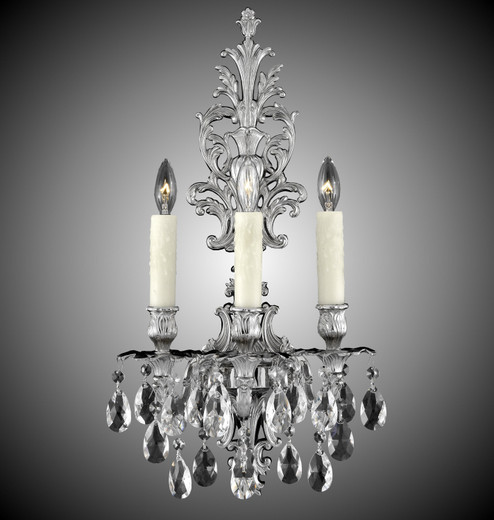 Wall Sconce Three Light Wall Sconce in Antique Silver (183|WS9486-OLN-10G-ST)