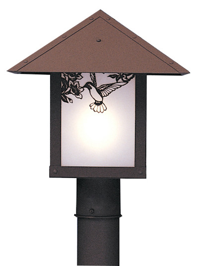 Evergreen One Light Post Mount in Satin Black (37|EP-12TWO-BK)