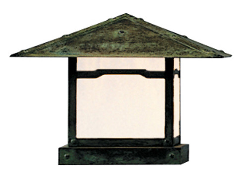 Monterey One Light Column Mount in Pewter (37|MC-12HFWO-P)