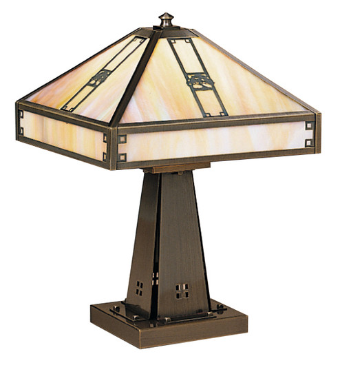 Pasadena One Light Table Lamp in Bronze (37|PTL-11ECR-BZ)