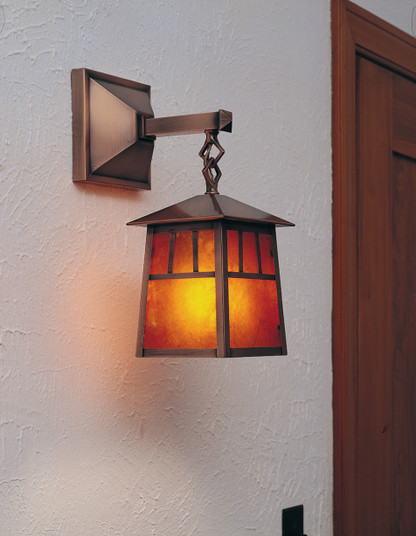 Raymond One Light Wall Mount in Rustic Brown (37|RB-6WO-RB)