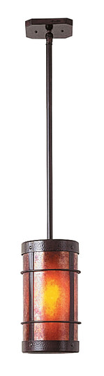 Valencia One Light Pendant in Satin Black (37|VSH-9NRGW-BK)