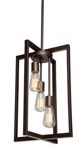 Gastown Three Light Chandelier in Oil Rubbed Bronze (78|AC10413)