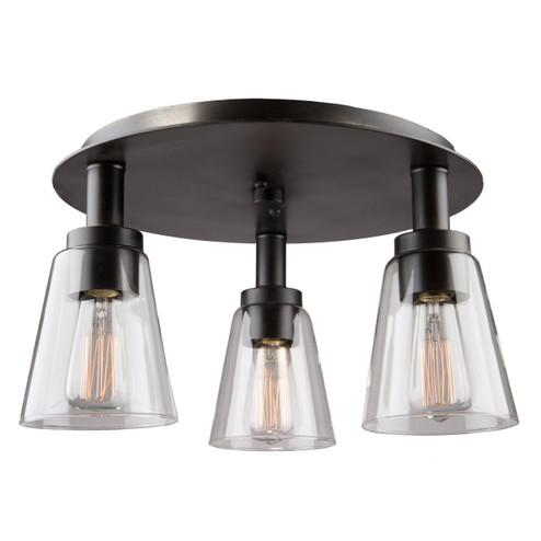 Clarence Three Light Flush Mount in Oil Rubbed Bronze (78|AC10768OB)