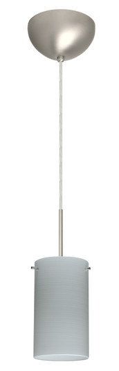 Stilo One Light Pendant in Satin Nickel (74|1BC-4404KR-LED-SN)