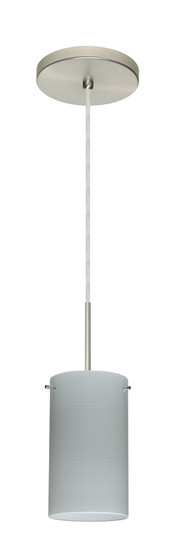 Stilo One Light Pendant in Satin Nickel (74|1BT-4404KR-MED-SN)