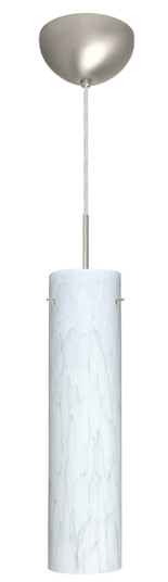Stilo One Light Pendant in Satin Nickel (74|1JC-722419-LED-SN)