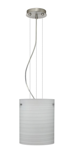 Tamburo One Light Pendant in Satin Nickel (74|1KG-4006KR-LED-SN)
