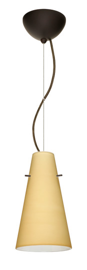 Cierro One Light Pendant in Bronze (74|1KX-4124VM-LED-BR)