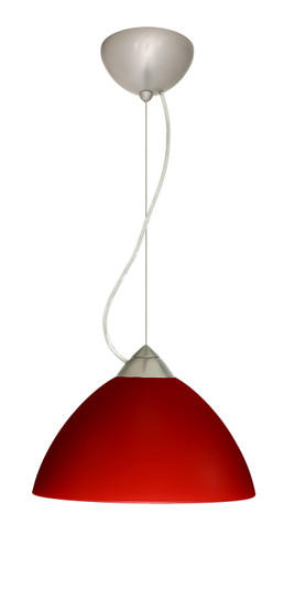Tessa One Light Pendant in Satin Nickel (74|1KX-420131-LED-SN)
