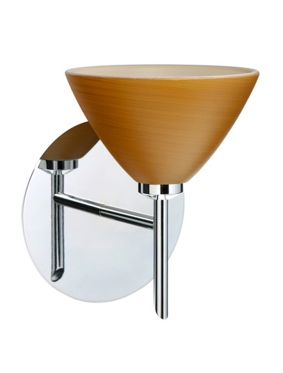 Domi One Light Wall Sconce in Chrome (74|1SW-1743OK-CR)