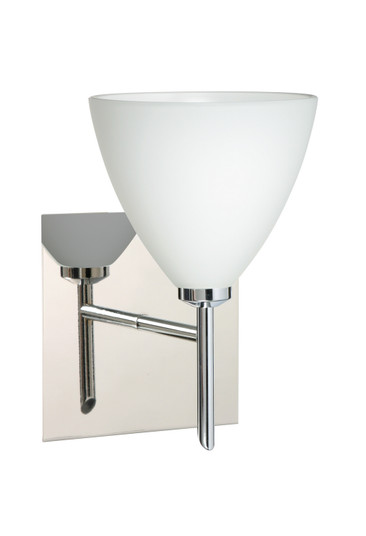 Mia One Light Wall Sconce in Chrome (74|1SW-177907-CR-SQ) Mia One Light Wall Sconce in Chrome (74|1SW-177907-CR-SQ)