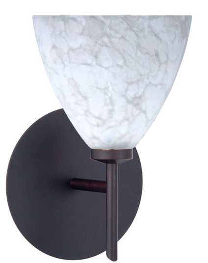 Mia One Light Wall Sconce in Bronze (74|1SW-177919-BR)