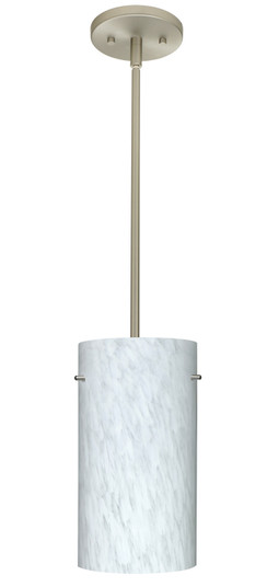 Tondo One Light Pendant in Satin Nickel (74|1TT-412019-LED-SN)