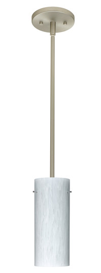 Stilo One Light Pendant in Satin Nickel (74|1TT-412319-LED-SN)